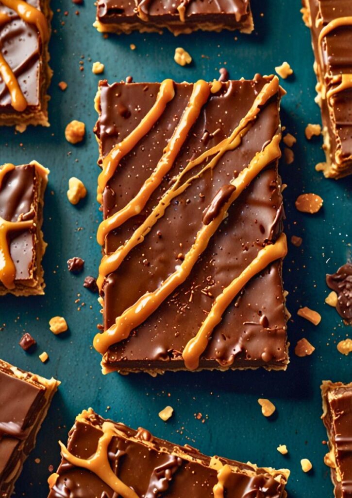 Salted Chocolate and Caramel Pretzel Bars