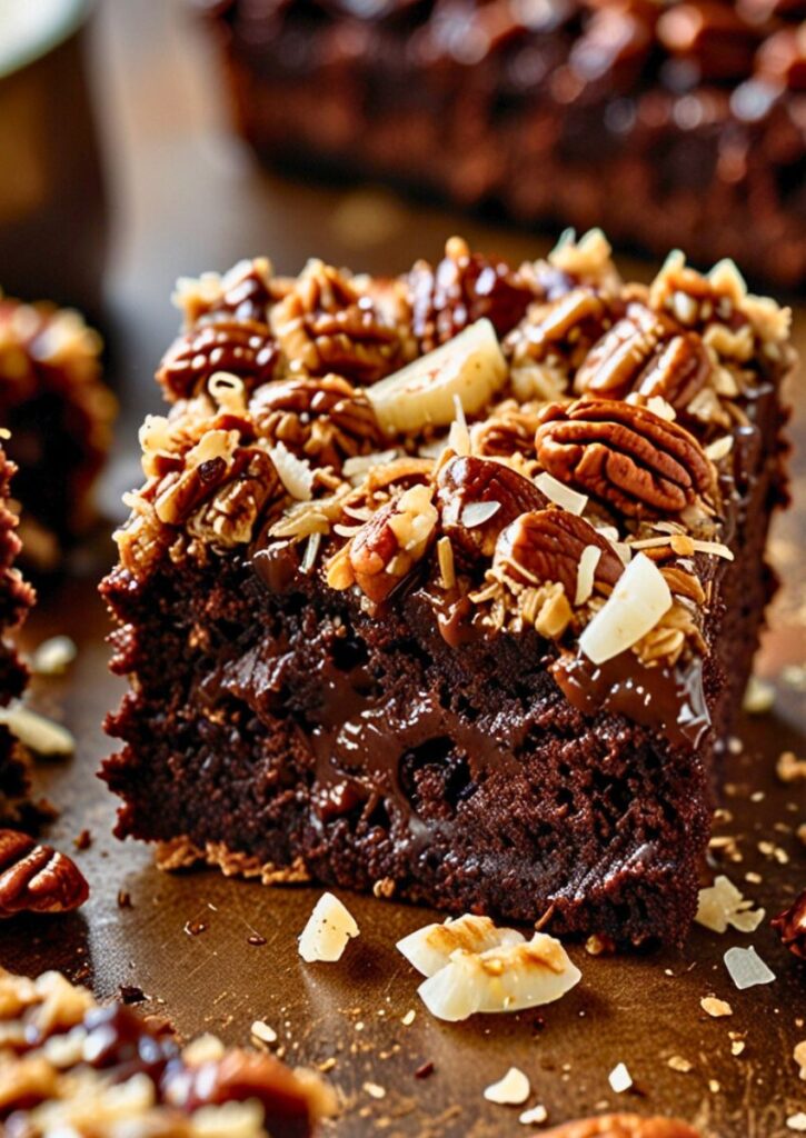 German Chocolate Brownies