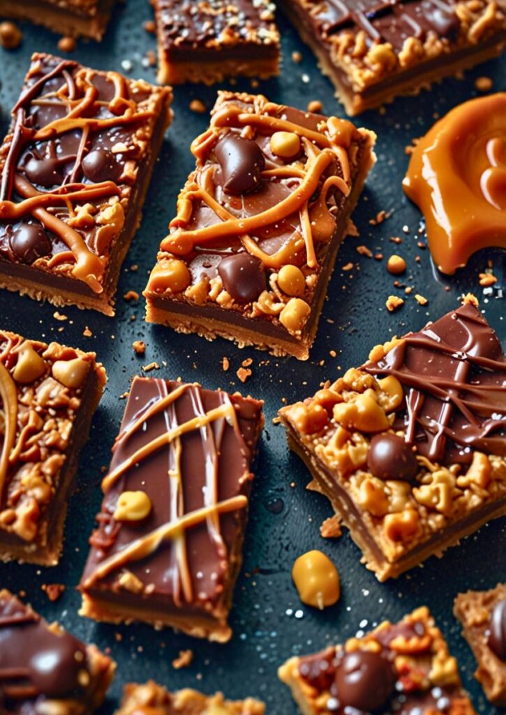 Salted Chocolate and Caramel Pretzel Bars blend sweet, salty, and crunchy layers for a rich, irresistible, crowd-pleasing treat.