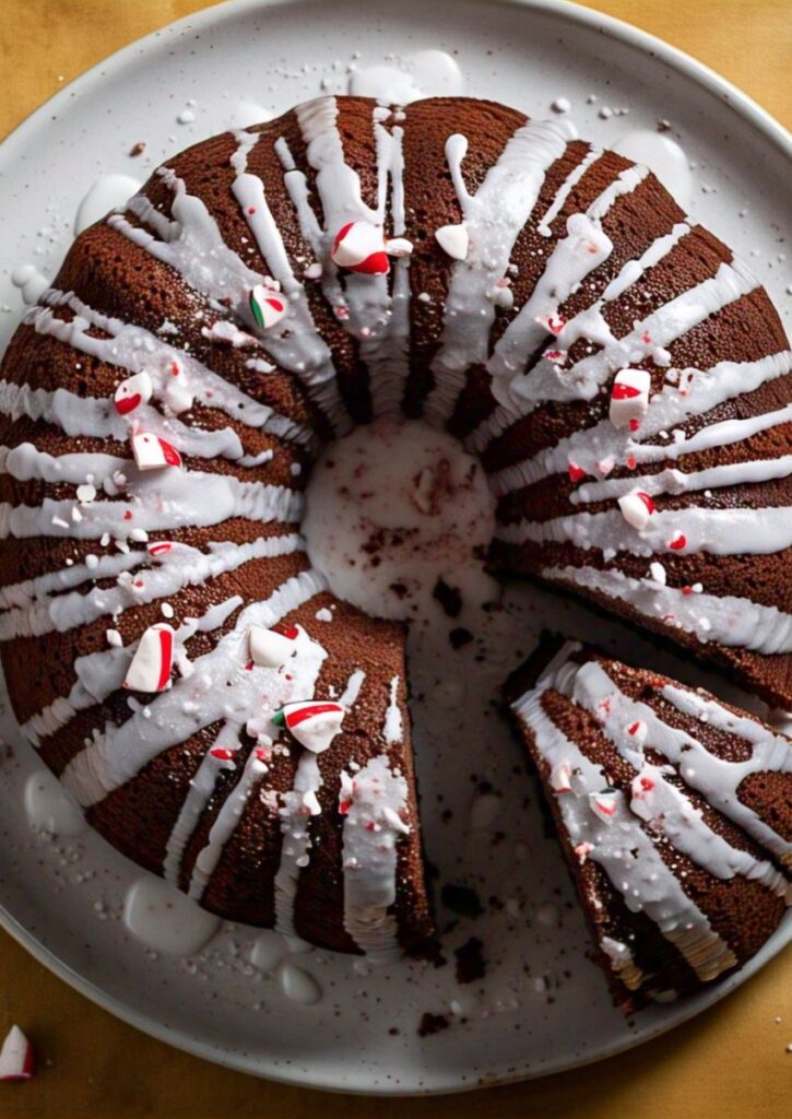Chocolate Peppermint Bundt Cake