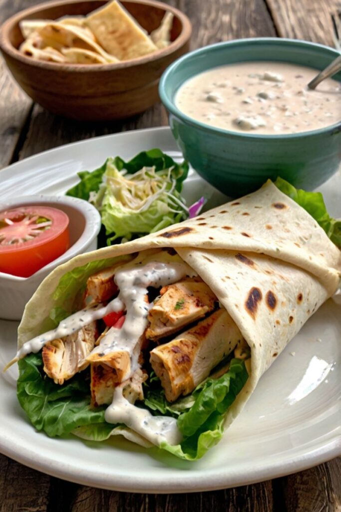 Chicken Caesar Wraps