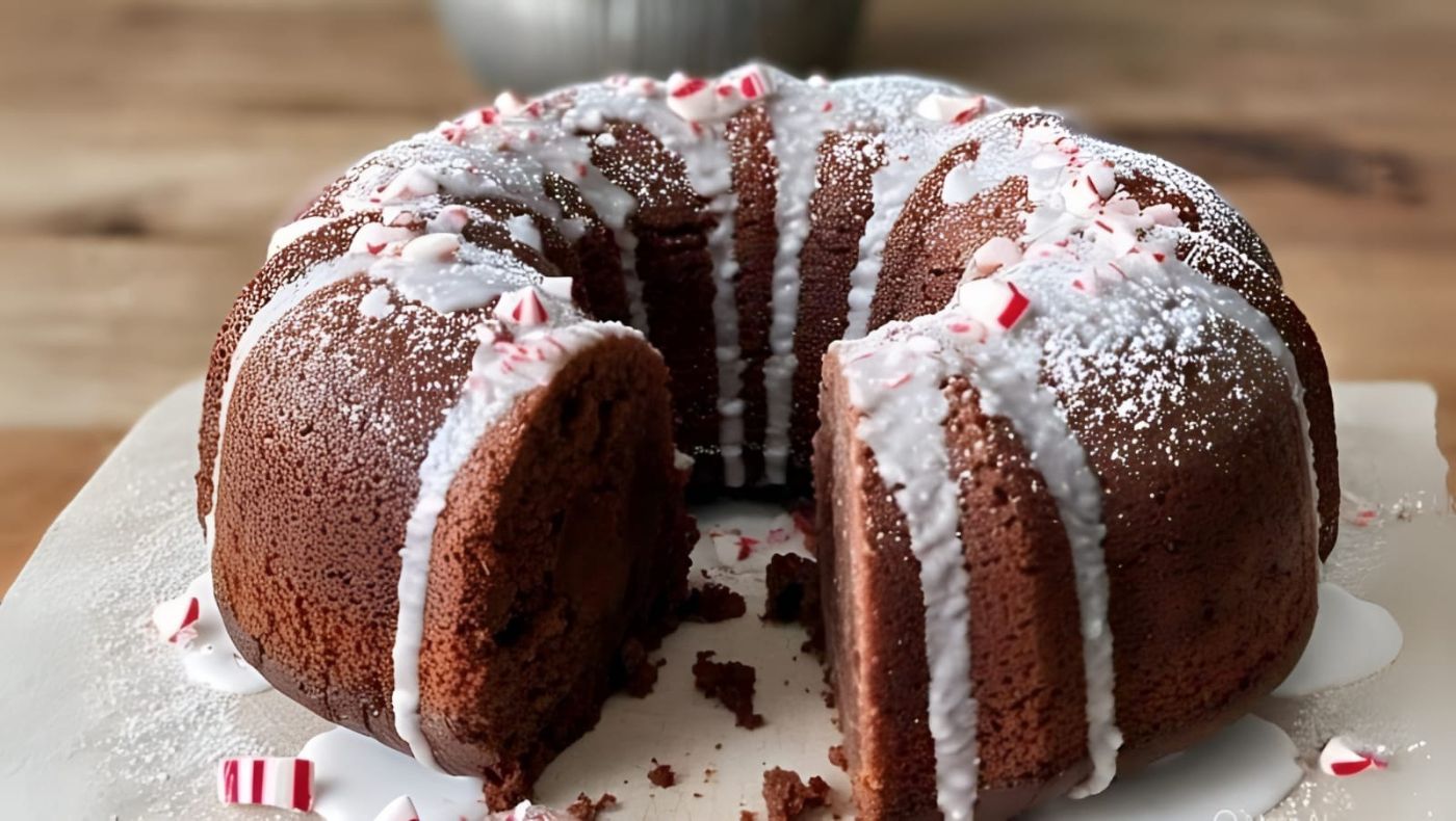 Chocolate Peppermint Bundt Cake