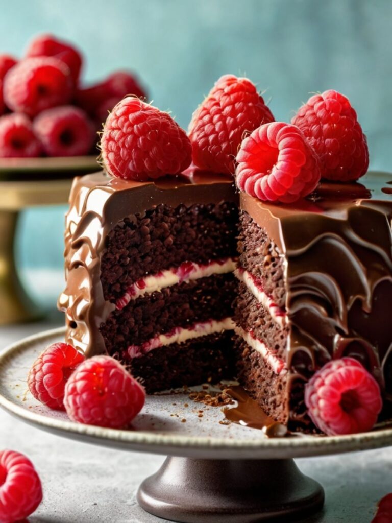 Chocolate Raspberry Cake