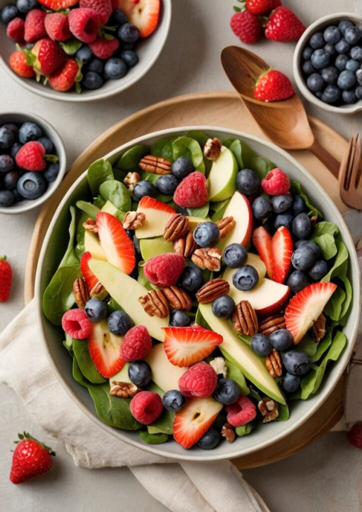 Mixed Green Salad with Berries
