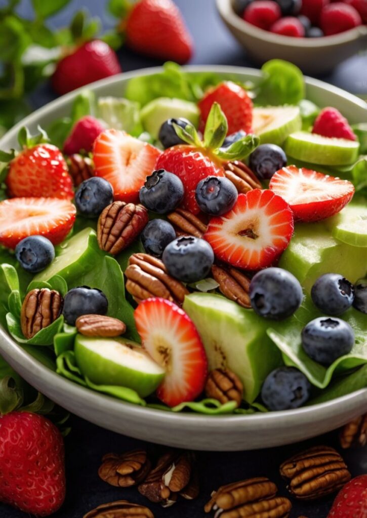 Mixed Green Salad with Berries