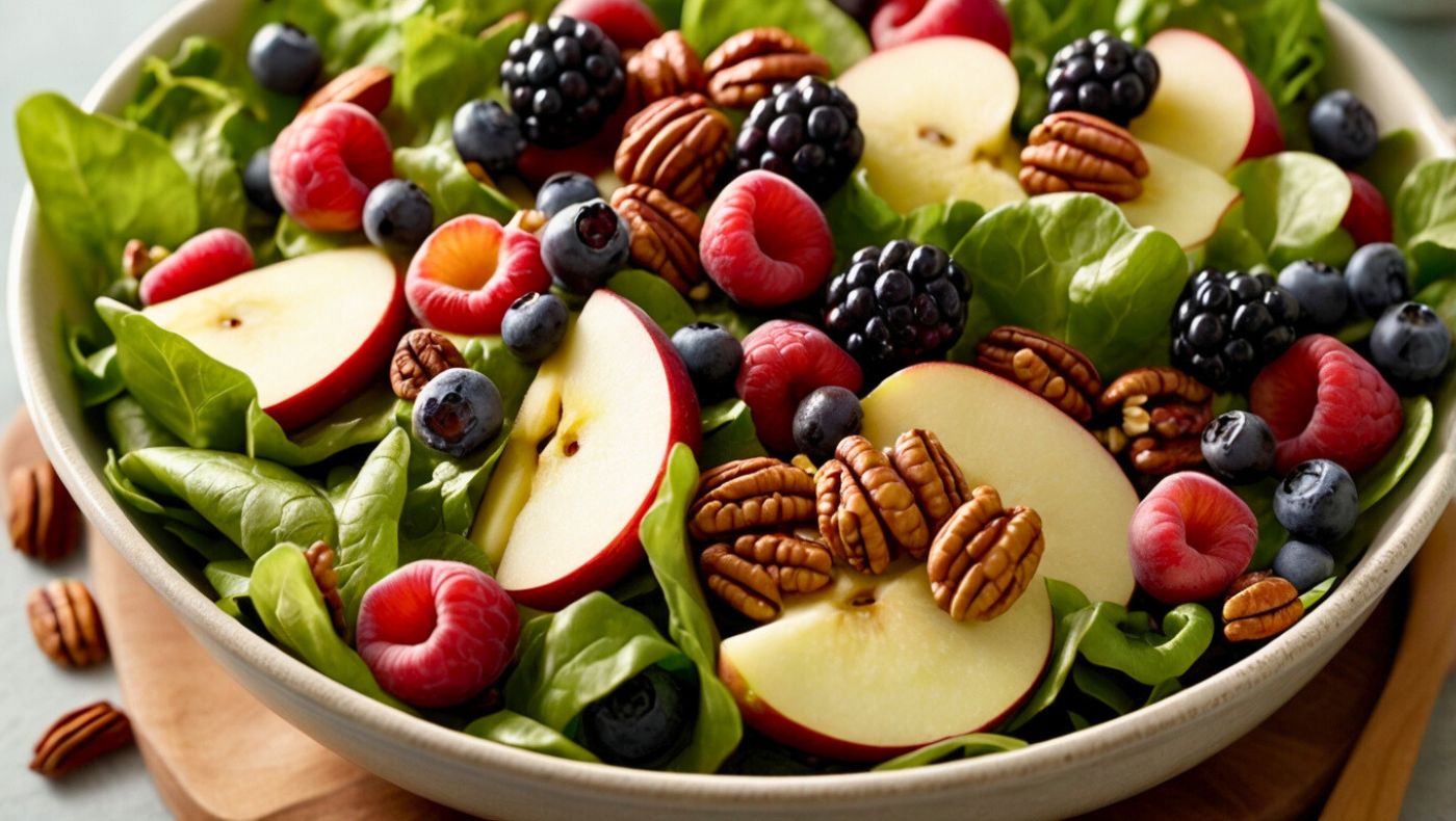 Mixed Green Salad with Berries