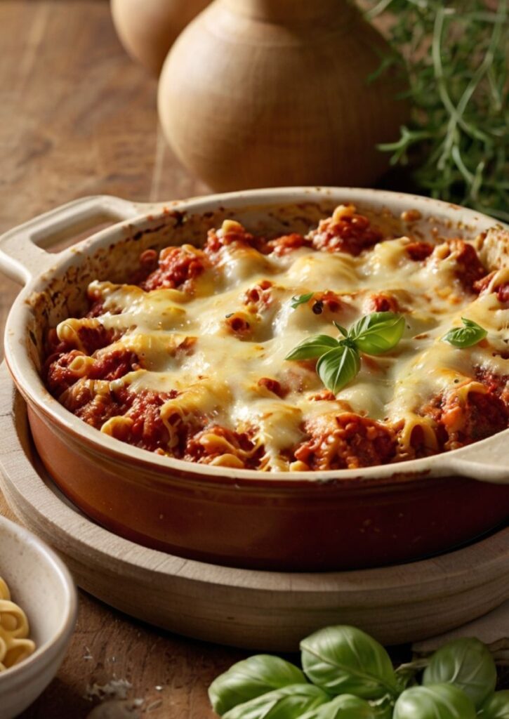One Pan Meatball Casserole