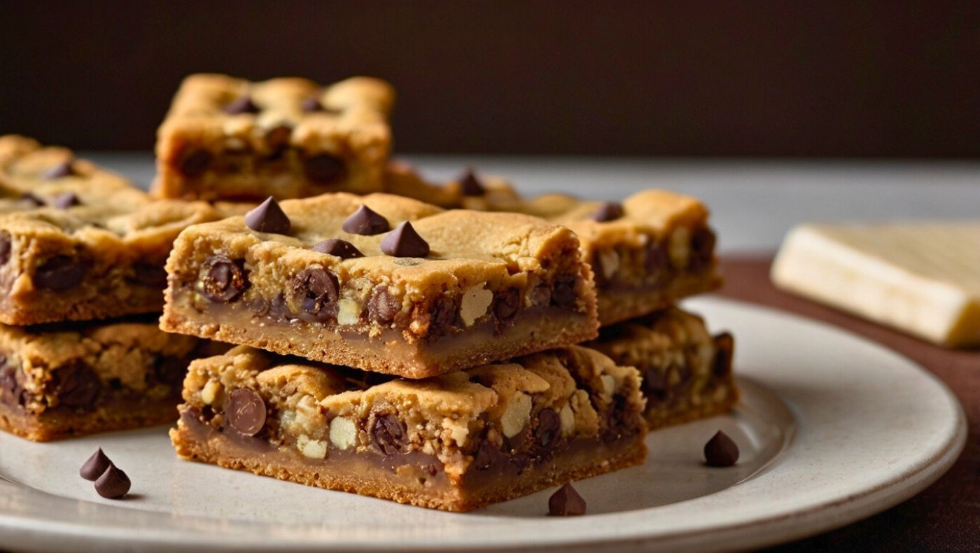 Toffee Chocolate Chip Cookie Bars