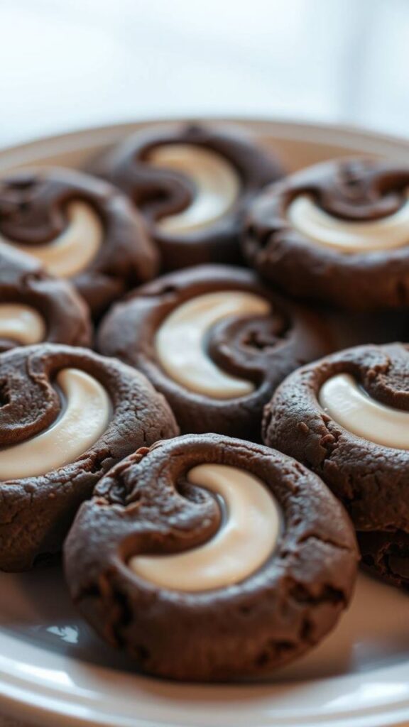 CHOCOLATE HALF MOON COOKIES
