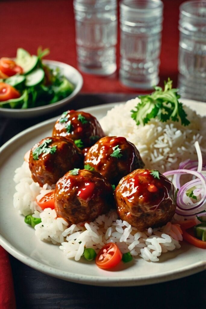 Firecracker Meatballs