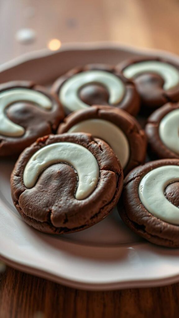 CHOCOLATE HALF MOON COOKIES