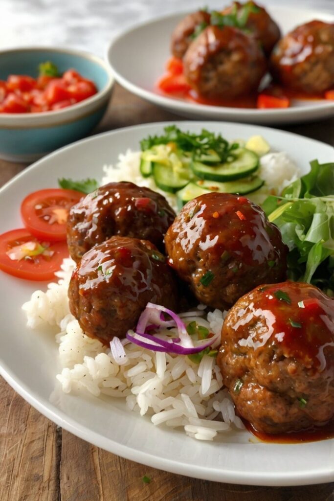 Firecracker Meatballs