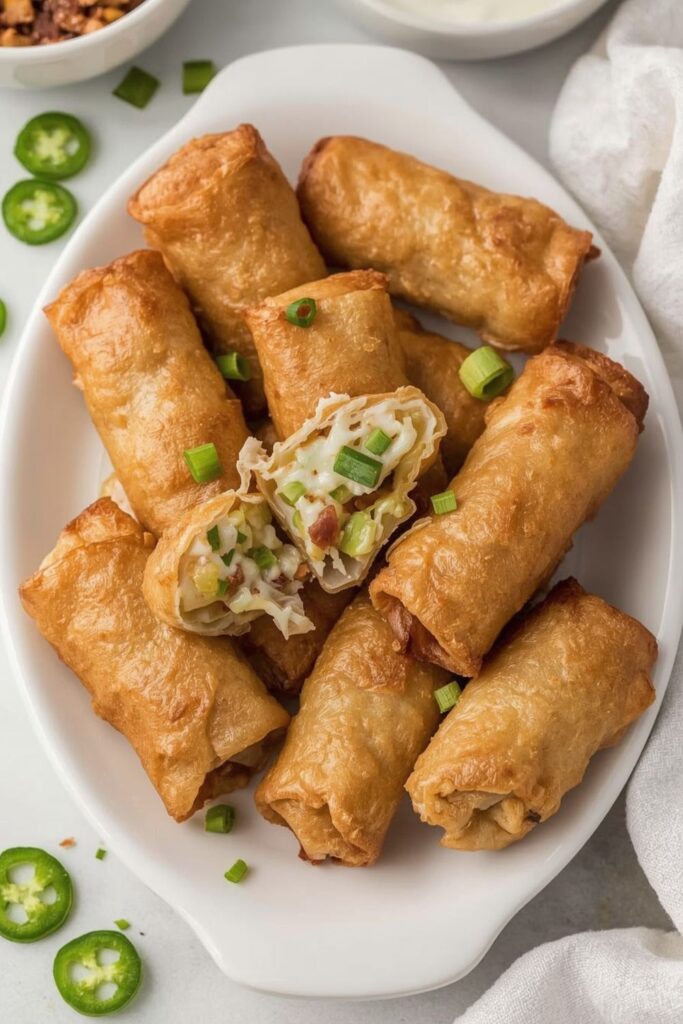 Jalapeño Popper Egg Rolls