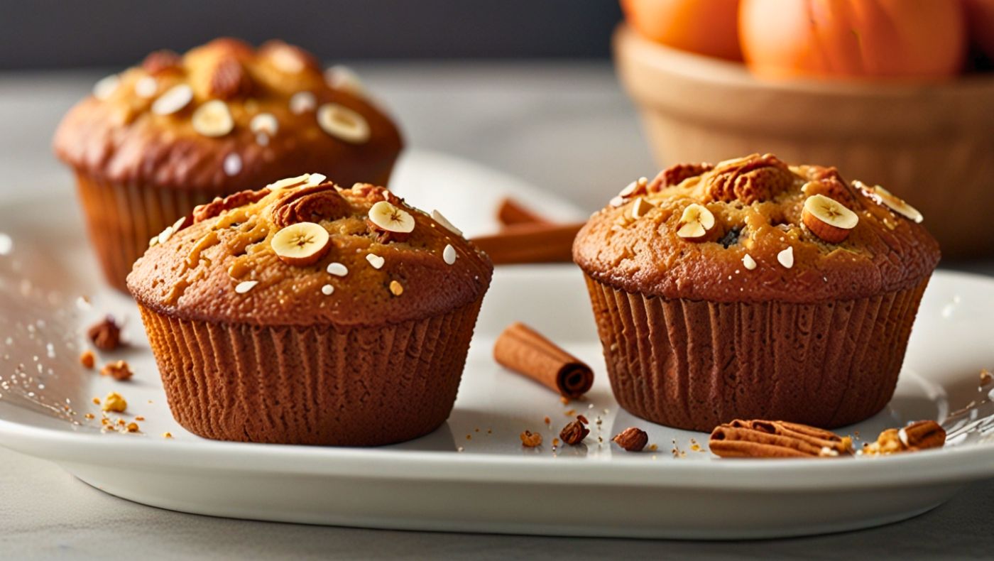 BANANA PUMPKIN MUFFINS