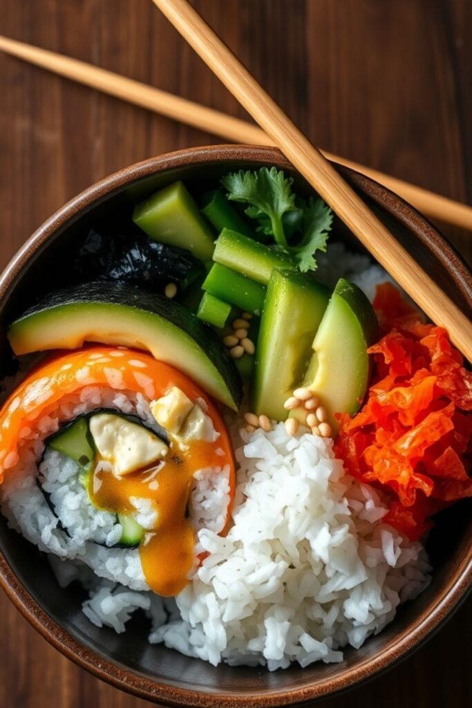 CALIFORNIA ROLL SUSHI BOWLS