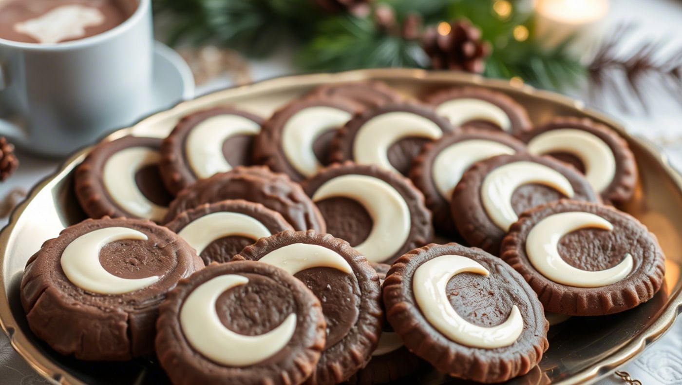 CHOCOLATE HALF MOON COOKIES