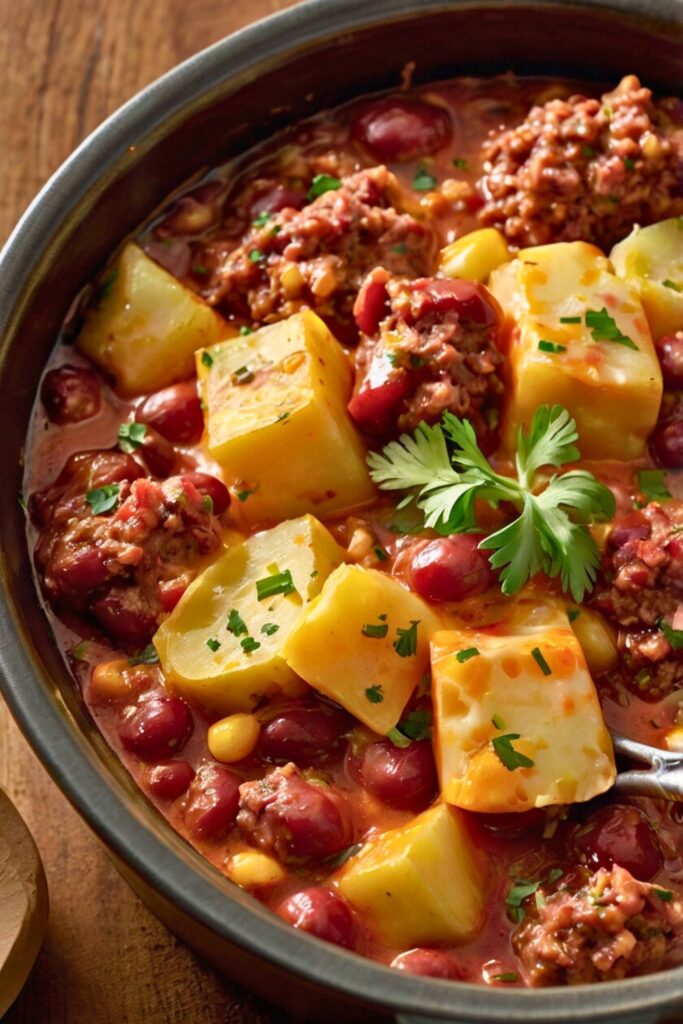 Crockpot Cowboy Casserole