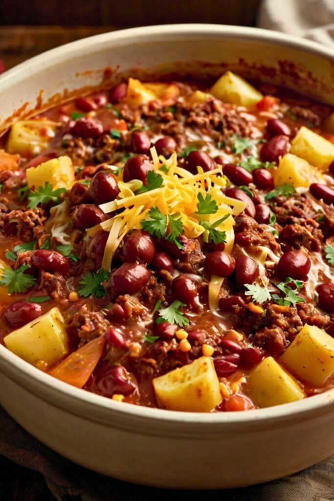 Crockpot Cowboy Casserole