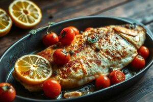 EASY MEDITERRANEAN BAKED FISH