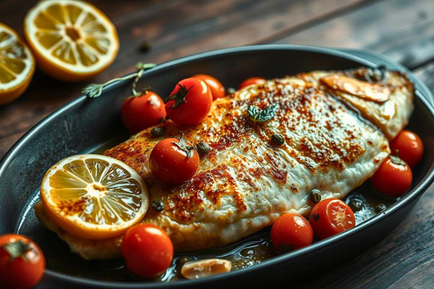 EASY MEDITERRANEAN BAKED FISH