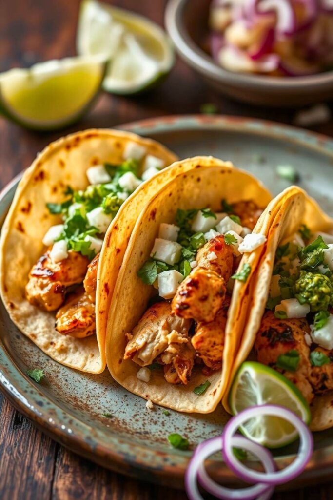 Grilled Chicken Street Tacos