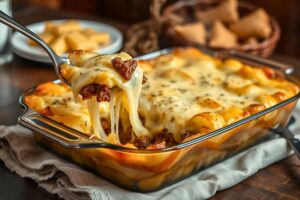 Soulful Hamburger Potato Casserole