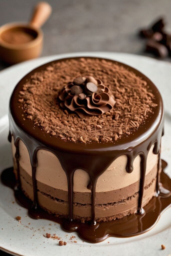 Mocha Mousse Cake
