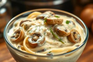 Mushroom Alfredo Sauce