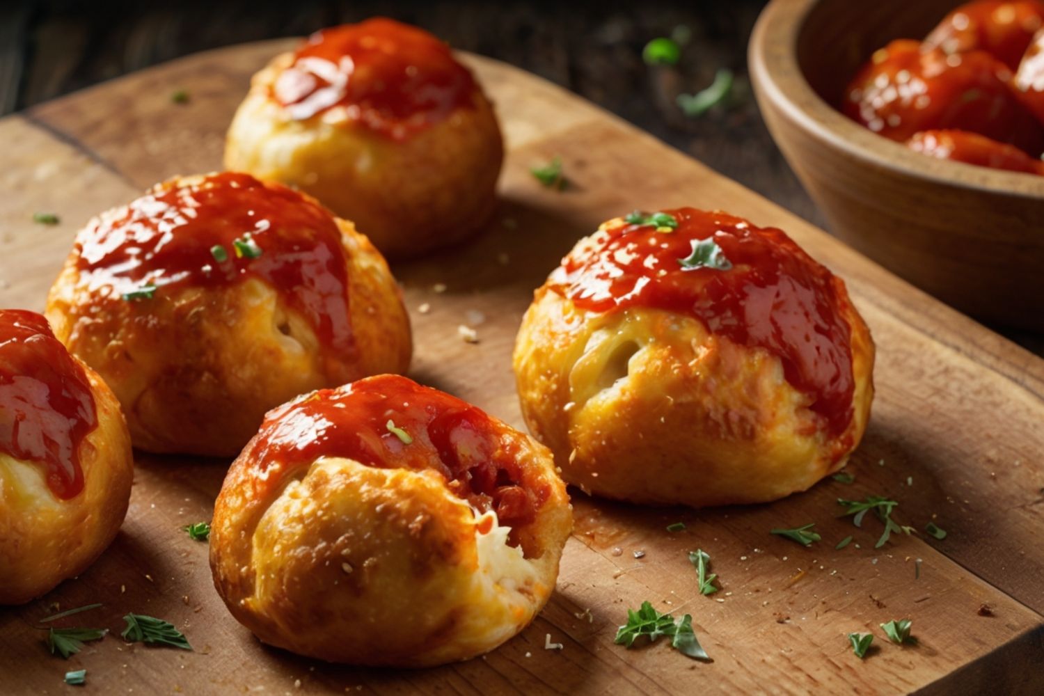 Pepperoni Pizza Bombs