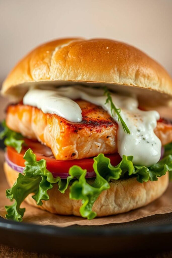 SALMON SANDWICH