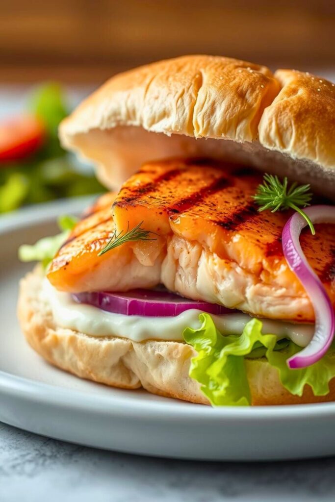 SALMON SANDWICH