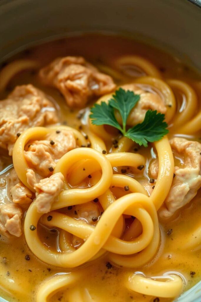 Slow Cooker Chicken and Noodles