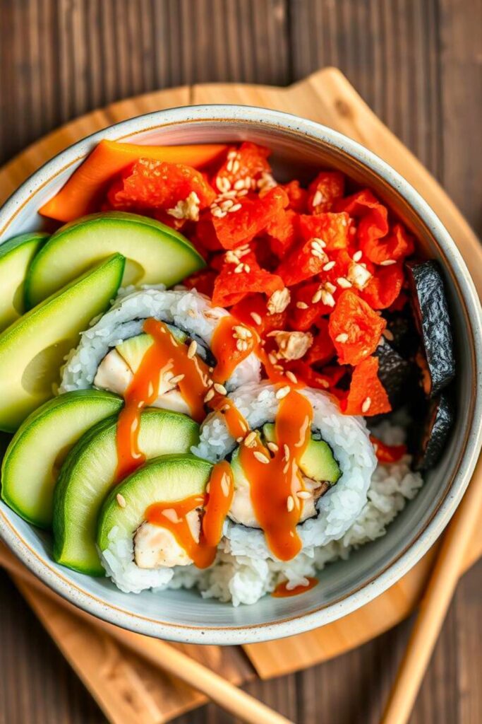 CALIFORNIA ROLL SUSHI BOWLS