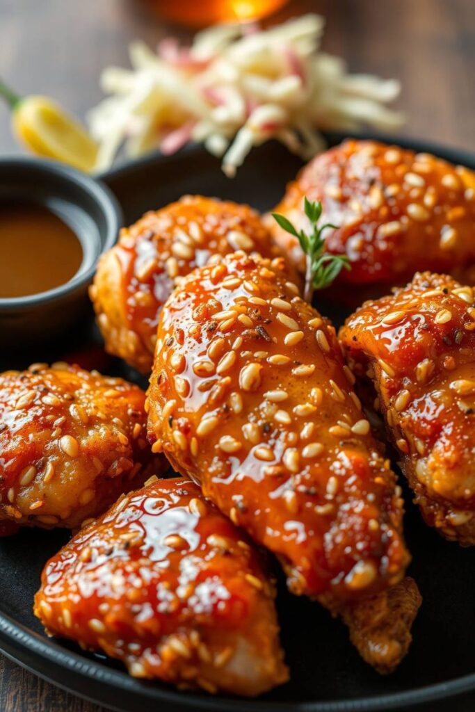 Baked Crunchy Hot Honey Chicken