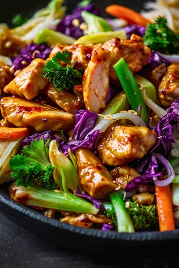 Chicken Cabbage Stir Fry