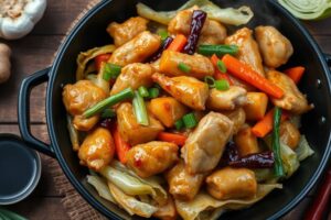Chicken Cabbage Stir Fry