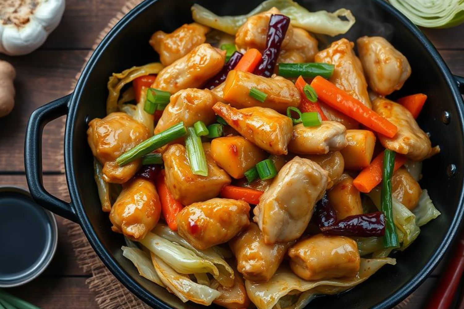 Chicken Cabbage Stir Fry