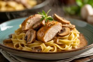 Chicken Marsala Fettuccine