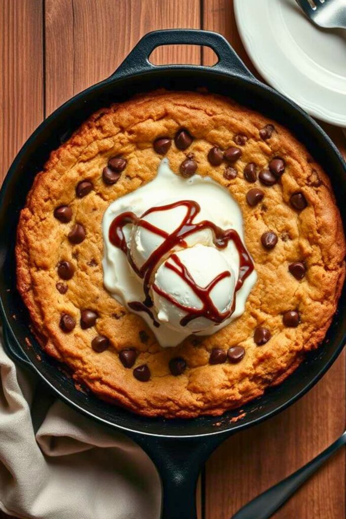 Chocolate Chip Skillet Cookie