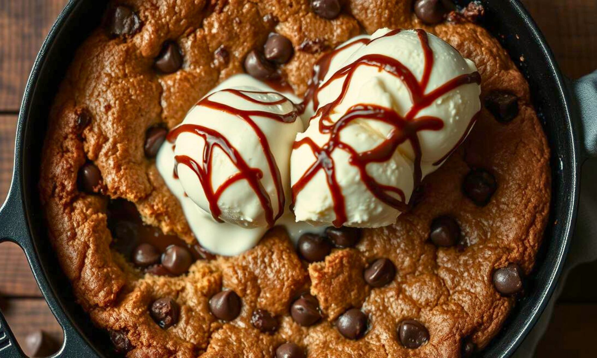 Chocolate Chip Skillet Cookie