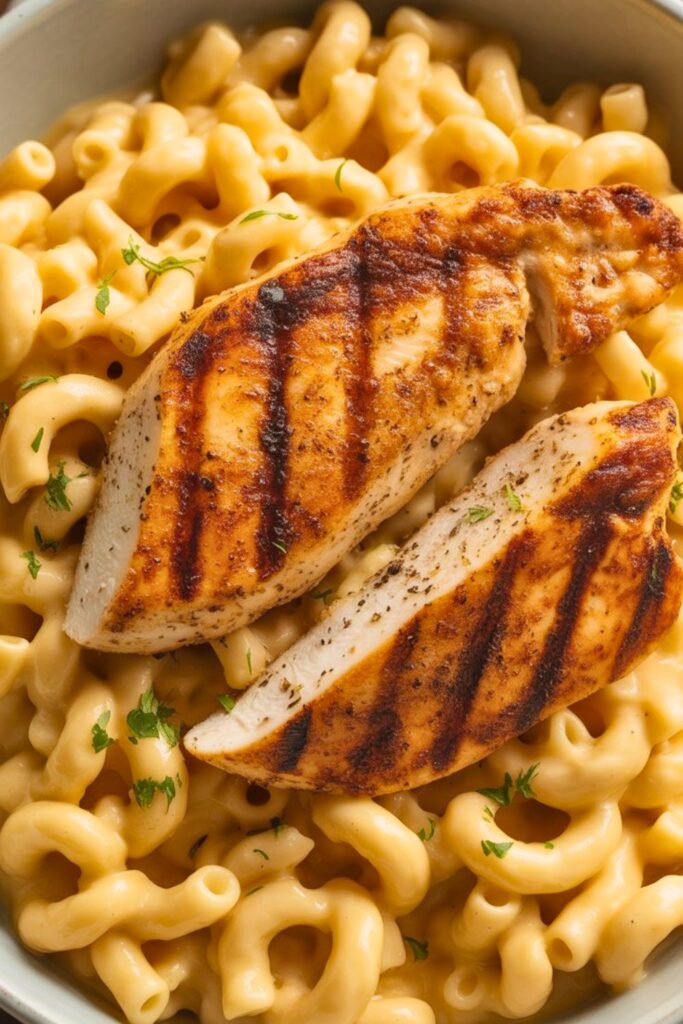 Creamy Honey Pepper Chicken Mac and Cheese