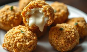 Fried Cheesecake Bites