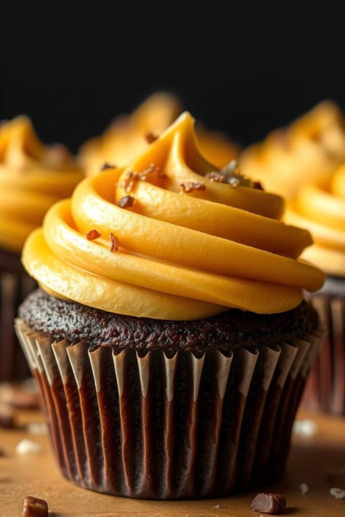 German Chocolate Cupcakes