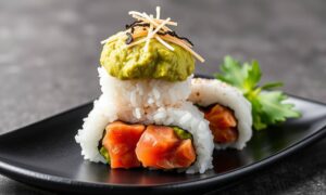 Gourmet Shrimp Sushi Stack