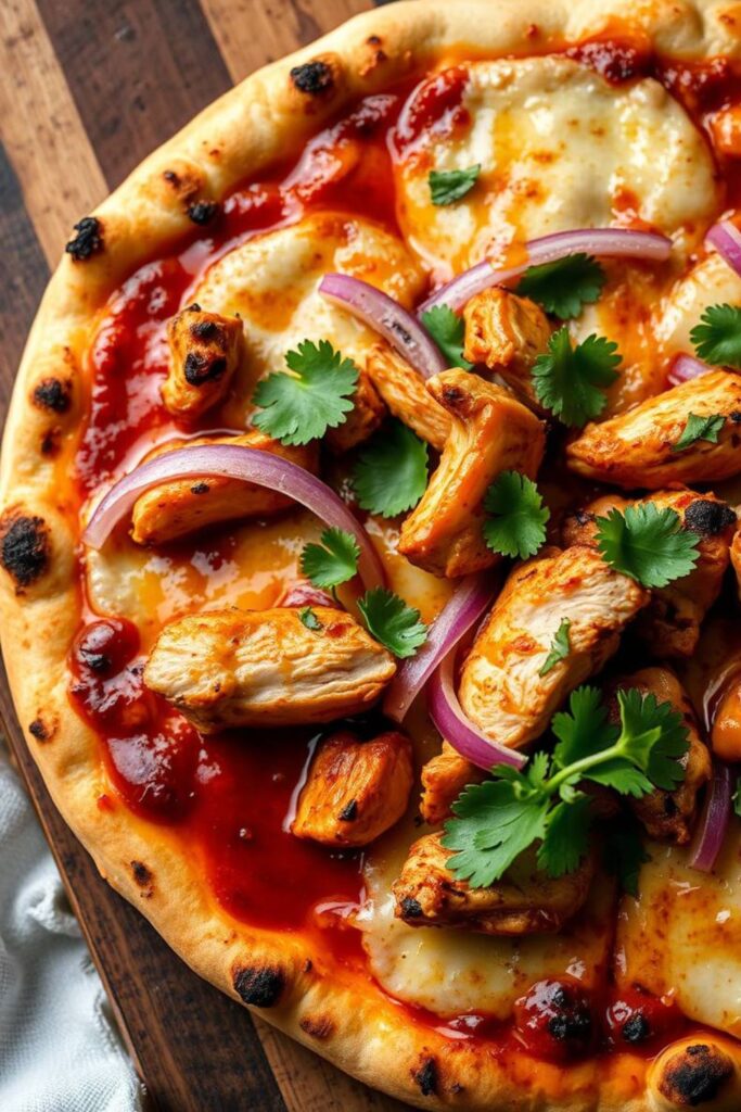 Grilled Summer BBQ Chicken Pizza