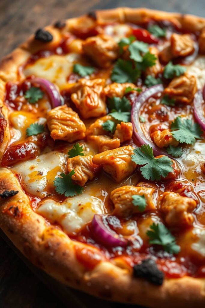 Grilled Summer BBQ Chicken Pizza