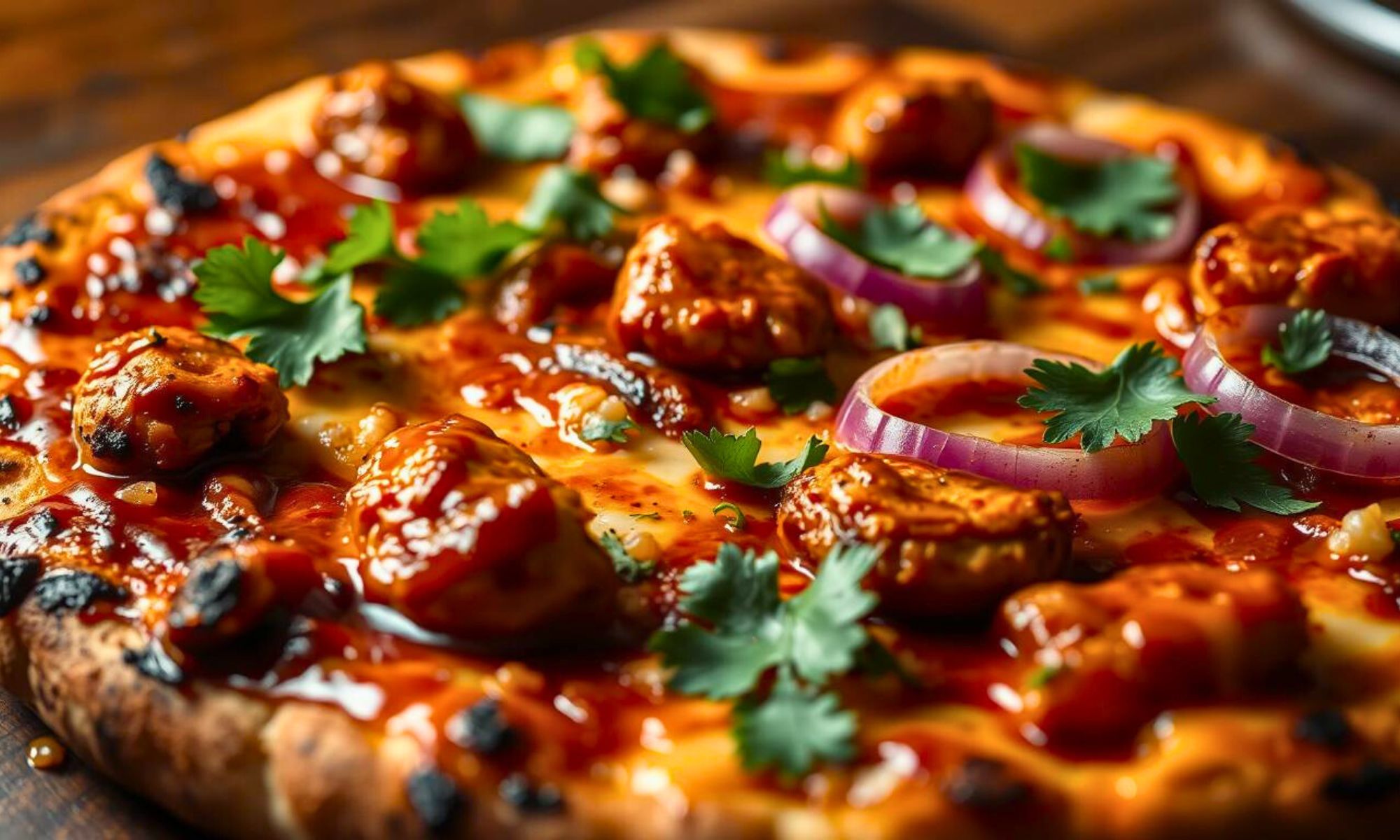 Grilled Summer BBQ Chicken Pizza