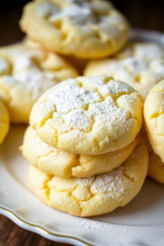 Lemon Cake Mix Cookies
