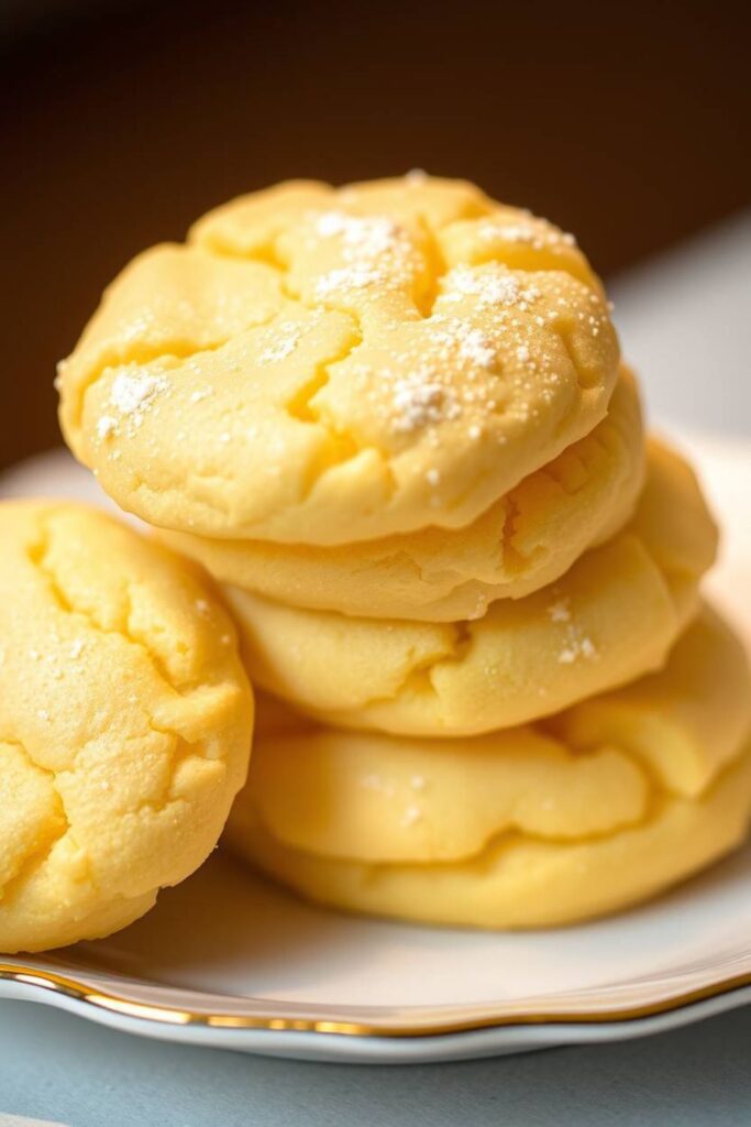 Lemon Cake Mix Cookies