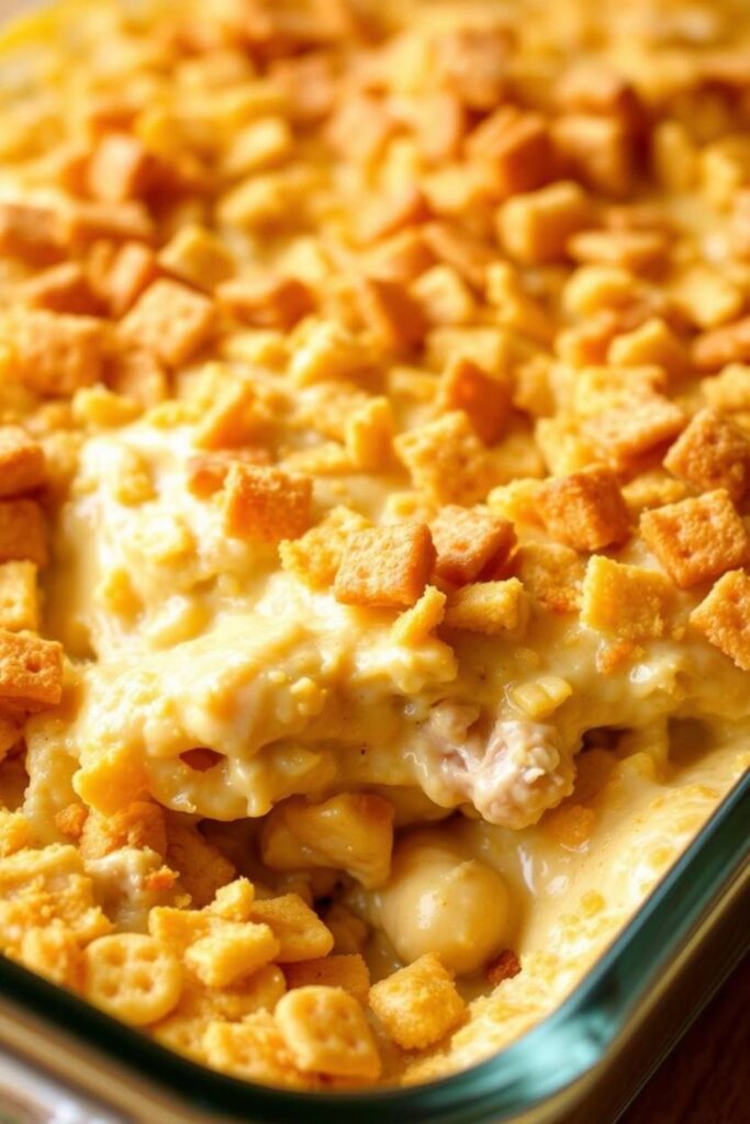 Ritz Cracker Chicken Casserole